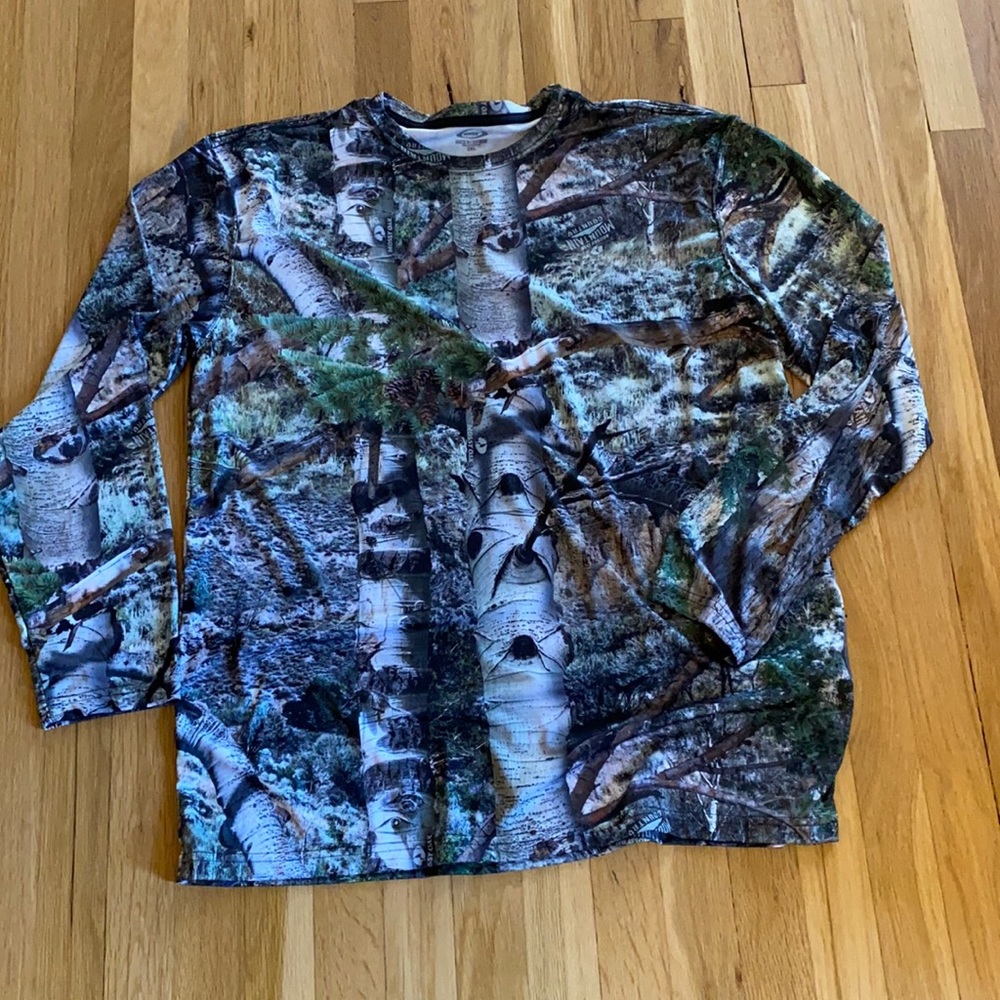 Camo performance tee LS